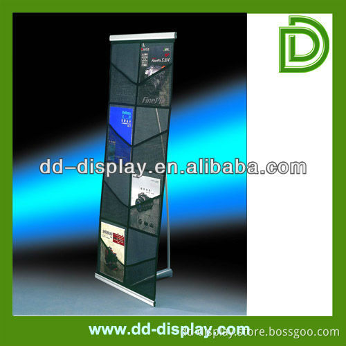 mesh flyer brochure display stand